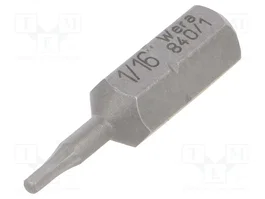 WERA Punta de destornillador Hex Plus 1/16 pulgada