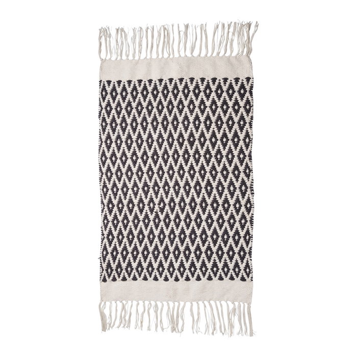 Day Alfombra Day 40x60 cm Algodón Yute Estampado Rayas Cuadros