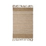 Day Alfombra Day 40x60 cm Algodón Yute Estampado Rayas Cuadros