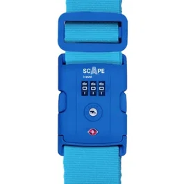 Correa para maleta con combinación Scape Travel E0120 azul