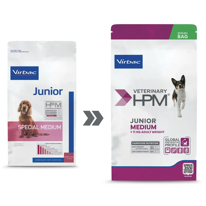 Virbac HPM Junior Medium 3 kg Virbac HPM Junior Medium 3 kg