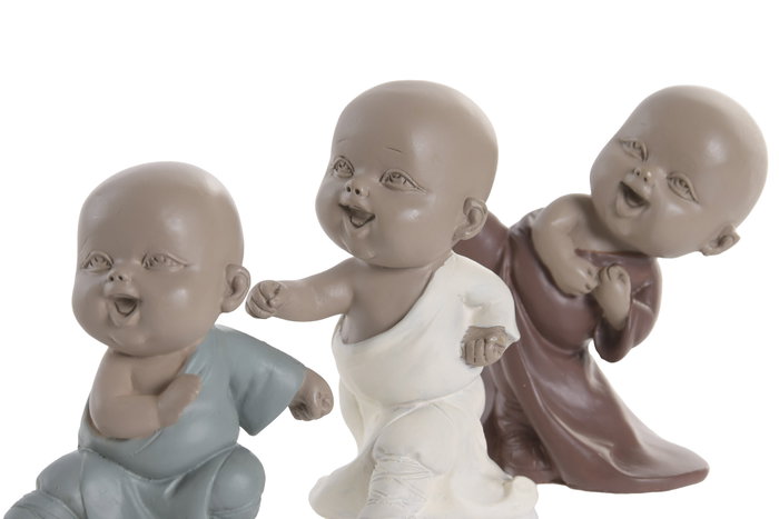 DKD Home Decor Figura de Monje en Resina Surtida