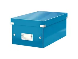 Leitz Caja Click&Store para DVDs Color Azul 8 Litros 206x147x352 mm