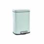 DKD Home Decor Papelera Metálica Verde con Cierre Lento de 5 L
