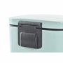 DKD Home Decor Papelera Metálica Verde con Cierre Lento de 5 L