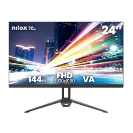 Nilox Monitor Gaming 24 pulg. VA FHD 144Hz Negro NXM24FHD14411
