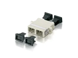 Equip Adaptador de fibra óptica 156140 SC beige