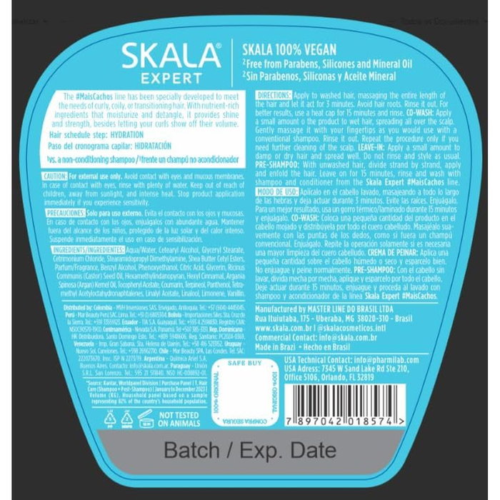 Skala Mais Cachos Crema Acondicionadora 1000ml