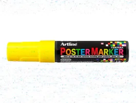 Artline Rotulador Poster Marker EPP-12 Punta Rectangular 12 mm Amarillo Fluor