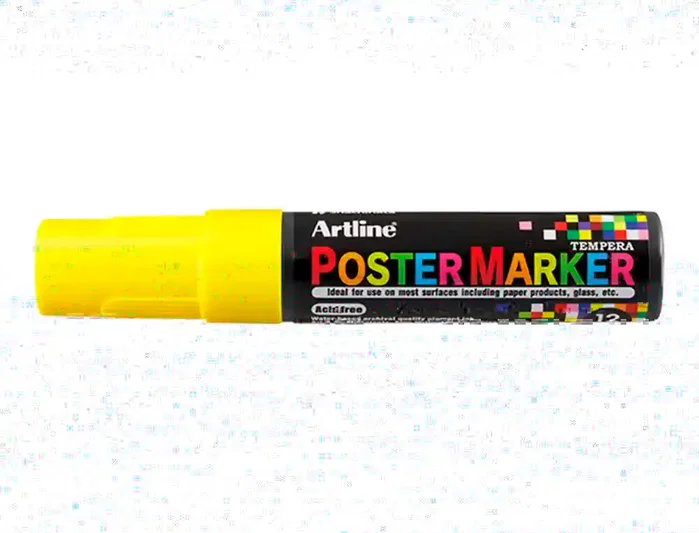 Artline Rotulador Poster Marker EPP-12 Punta Rectangular 12 mm Amarillo Fluor Artline Rotulador Poster Marker EPP-12 Punta Rectangular 12 mm Amarillo Fluor