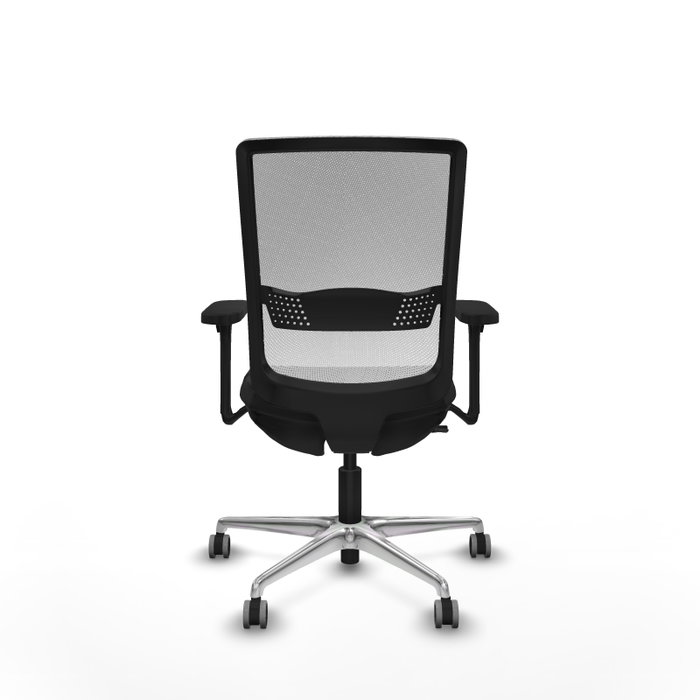 PIQUERAS Y CRESPO Silla de oficina Haches con mecanismo Sincro/Traslack, Negro y Blanco PIQUERAS Y CRESPO Silla de oficina Haches con mecanismo Sincro/Traslack, Negro y Blanco