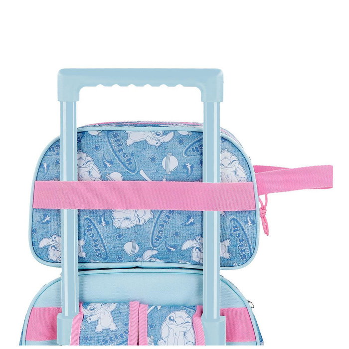 Joumma Bags Neceser Hearts Stitch Disney Adaptable a Carro, 26x16x11cm, Poliéster