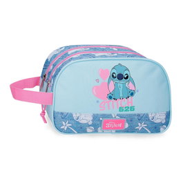 Joumma Bags Neceser Hearts Stitch Disney Adaptable a Carro, 26x16x11cm, Poliéster