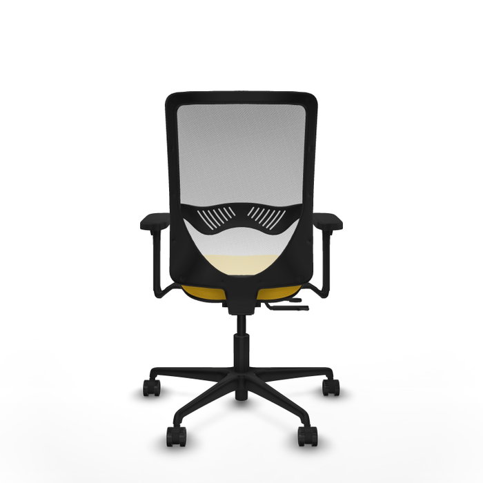 PIQUERAS Y CRESPO Silla de oficina Zulema con mecanismo Sincro/Traslack Amarillo y Blanco PIQUERAS Y CRESPO Silla de oficina Zulema con mecanismo Sincro/Traslack Amarillo y Blanco