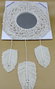 DKD Home Decor Espejo Macramé Cristal 52x2x98 Hojas Beige