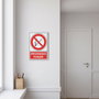 DUVER Señal Adhesiva Prohibido Fumar 148x105 mm