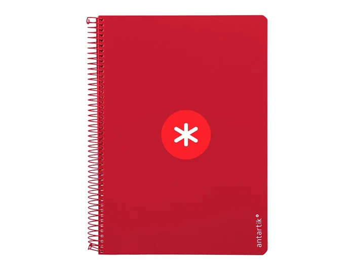 Antartik Cuaderno Espiral A4 Tapa Dura 80 Hojas 90g Cuadro 4mm Frambuesa Antartik Cuaderno Espiral A4 Tapa Dura 80 Hojas 90g Cuadro 4mm Frambuesa