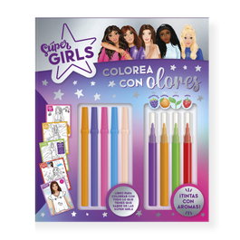 EDITORIAL IMAGILAND Super Girls - Colorea con olores