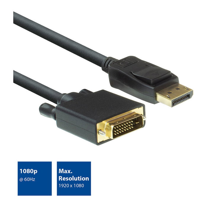 ACT AC7505 Cable adaptador DisplayPort a DVI 1,8 m