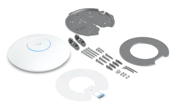 Ubiquiti U7 Pro Unifi Punto de Acceso Wi-Fi 7 | 5800 Mbps | Tri-Banda (2.4, 5, 6 GHz) | Con PoE+ | Para Techo/Pared | Color Blanco