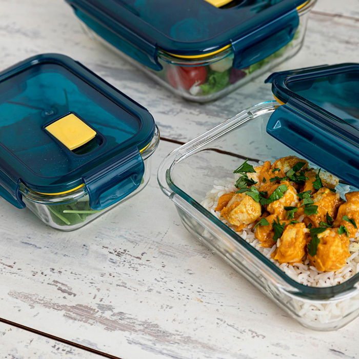 Set 2 Herméticos Vidrio Astral Quid 64 cL - 152 cL