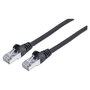 Intellinet Patch Cable de Red Cat6 S/FTP 2 m LSZH, Cobre, Chapado en Oro, 1000 Mbit/s, 350 MHz, Negro (Cable Patch Intellinet Cat6 2m)