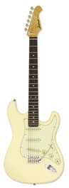 Guitarra Eléctrica Aria Stg-62 Crema
