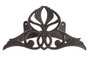 DKD Home Decor Sujetamangueras de Hierro Colado Marrón Oscuro
