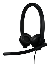 Logitech H570e Auriculares Estéreo con Micrófono USB-A para PC - Negro (Referencia: 981-001430)