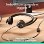 Logitech H570e Headset Stereo USB-A Negro