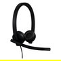 Logitech H570e Auriculares Diadema USB-A para Oficina, Supraaural, Negro, 1.9m Cable, Certificado Microsoft Teams
