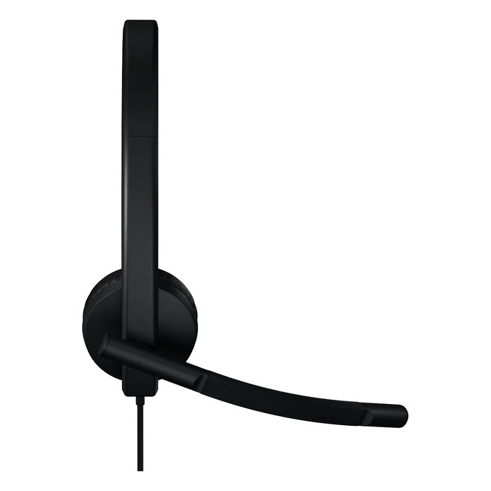 Logitech H570e Auriculares Diadema USB-A para Oficina, Supraaural, Negro, 1.9m Cable, Certificado Microsoft Teams