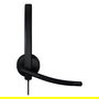 Logitech H570e Auriculares Diadema USB-A para Oficina, Supraaural, Negro, 1.9m Cable, Certificado Microsoft Teams