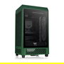 Thermaltake The Tower 200 TG Dark Green Mini Torre PC para Juego, Formato Mini-ITX con Ventana de Vidrio Templado