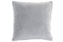 DKD Home Decor Cojín de Poliéster Gris Claro 45x45 cm