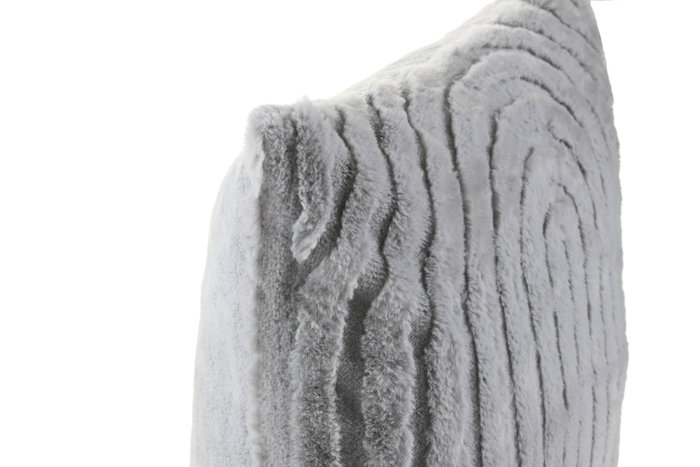 DKD Home Decor Cojín de Poliéster Gris Claro 45x45 cm