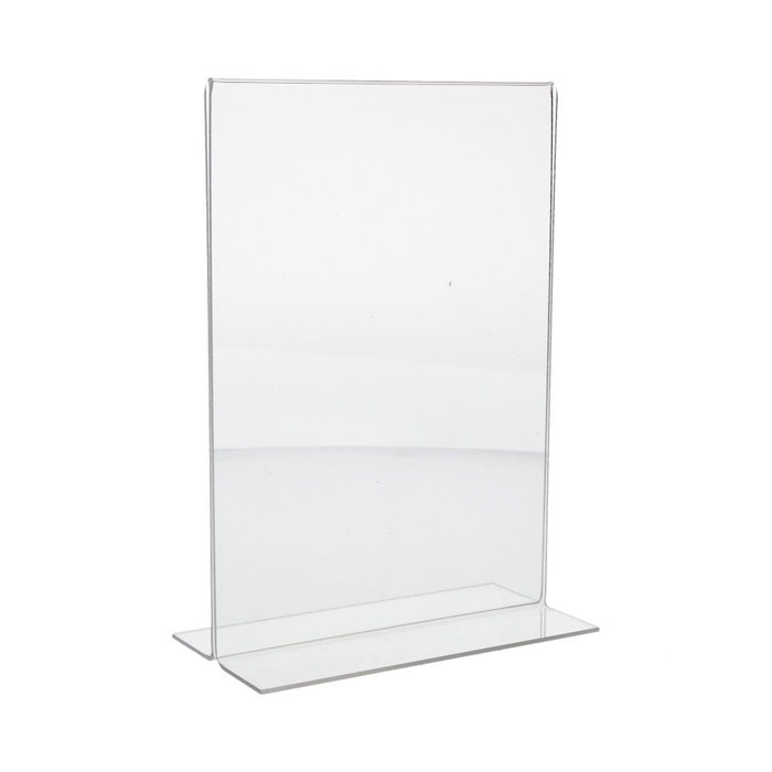 Edm Soporte cartel A5 Metacrilato Transparente Grosor 2 mm, 148 x 210 mm Edm Soporte cartel A5 Metacrilato Transparente Grosor 2 mm, 148 x 210 mm