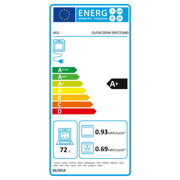 AEG KOMBI3026 Oven Set con Horno Serie 5000 y Placa Radiante Serie 3000