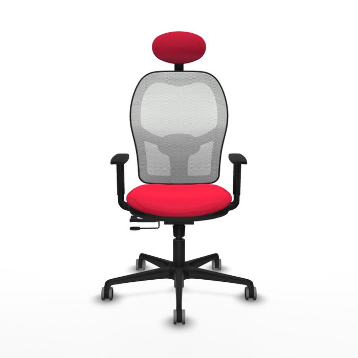 PIQUERAS Y CRESPO Silla de oficina Jorquera Roja con Mecanismo Sincro/Traslack PIQUERAS Y CRESPO Silla de oficina Jorquera Roja con Mecanismo Sincro/Traslack