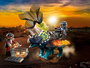 Playmobil Triceratops Acorazado Dino Rise con Cañón de Red, Figura de Acción para Niños