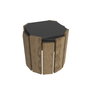 Hanah Home Mesa de centro Anthracite, Walnut