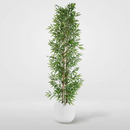 DKD Home Decor Árbol PVC Bambú Verde 40x40x150 cm