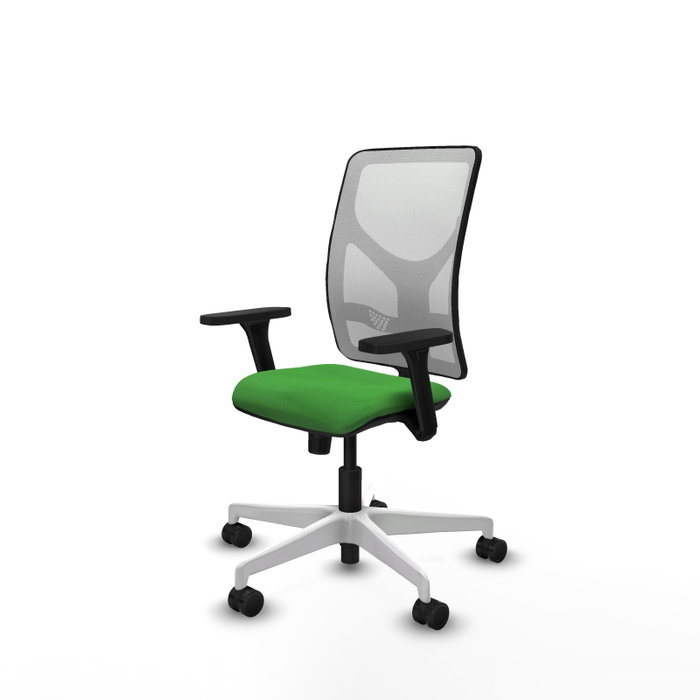 PIQUERAS Y CRESPO Silla de oficina Motilla con mecanismo Sincro, Verde y Blanco PIQUERAS Y CRESPO Silla de oficina Motilla con mecanismo Sincro, Verde y Blanco