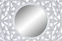 DKD Home Decor Espejo Mandala Decapé Blanco 50x50x1,5 cm