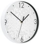 LEITZ Reloj de pared WOW analógico blanco de 29 cm
