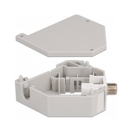 DeLOCK Adaptador de carril DIN Keystone F hembra a F hembra 87160
