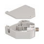 DeLOCK Adaptador de carril DIN Keystone F hembra a F hembra 87160