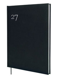 Finocam Agenda Anual 2027 Dynamic Milano Tapa Acolchada Negro