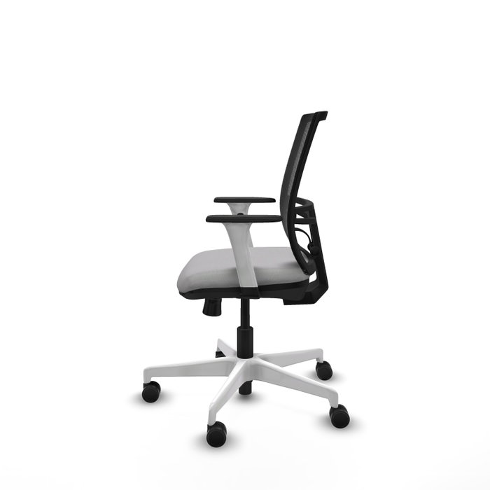 PIQUERAS Y CRESPO Silla de oficina Yunquera Gris claro con malla negra PIQUERAS Y CRESPO Silla de oficina Yunquera Gris claro con malla negra