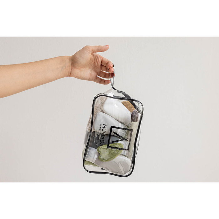 Numada Neceser Transparente con 5 Botellas de Silicona Numada Neceser Transparente con 5 Botellas de Silicona